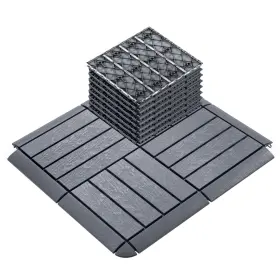 Az1184872a1 Toemics 12 Pack Interlocking Deck Tiles With 14 Transition Edge Kits 11.8 Inch X11.8 Pati Az1184872a1 Toemics 12 Pack Interlocking Deck Tiles With 14 Transition Edge Kits 11.8 Inch X11.8 Pati