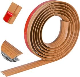 Tolanbbt 313045392390 10ft Floor Transition Strip Self Adhesive Carpet To Tile Edging Trim Pvc T