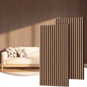 X23.6 Tonor 25070 Wood Wall Panels For Interior Decor 2 Pack 47.2 Inch 15.5ft Sl