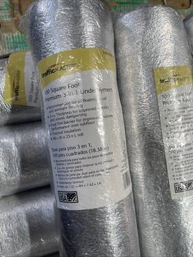 Traffic Master 040036590595 Trafficmaster 100 Square Ft. Premium 3-in-1 Underlayment 48 Inch X25