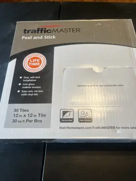 Ss2380 Trafficmaster Travertine 12 Inch X Peel And Stick Vinyl Floor Tiles 30 Pack Ss2380 Trafficmaster Travertine 12 Inch X Peel And Stick Vinyl Floor Tiles 30 Pack