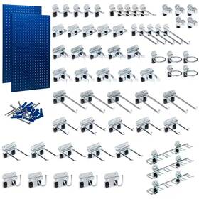 Triton Products 705353317569 24 Inch W X 42 H 9/16 D Blue Epoxy 18-gauge Steel Square Hole Pegboard