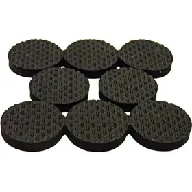 23284tv Truguard Surface Grip Pads Self-adhesive Black Round 1- Inch 16-pk. -