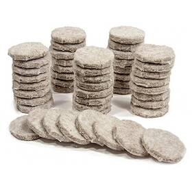 Truguard 93425tv Furniture Pads Self-adhesive Tan Felt Round 1- Inch 48-pk. -
