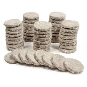 93425tv Truguard Furniture Pads Self-adhesive Tan Felt Round 1- Inch 48-pk. -
