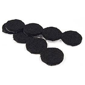 Truguard 93525tv 10 Pack - Furniture Pads Self-adhesive Black Felt Round 1- Inch 16-pk