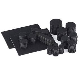 Truguard 93557tv 10 Pack - Heavy-duty Felt Pads Black 105-ct