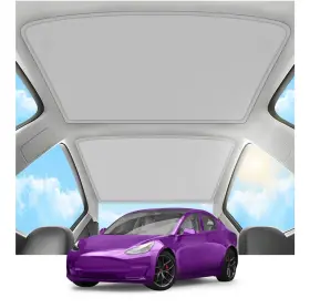 Blm3-tmzyw-tsl Tsldrv 2025 Upgrade Sunshade Roof For Tesla Model 3 2023-2021 No-gap/sag-free Gray