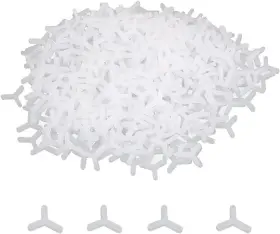 1000p Tsurpcao 313105981977 Tile Spacers Wall Floor Plastic Y Type Tiling Tools 3mm White
