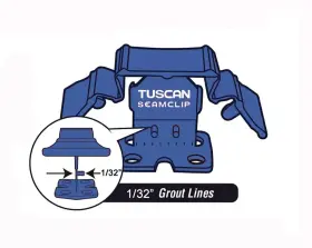 Tsc150r Tuscan 877510/tsc150r Brand New Box Of Leveling System - Blue Seamclips 1/32 Inch 150 Qty Tsc150r Tuscan 877510/tsc150r Brand New Box Of Leveling System - Blue Seamclips 1/32 Inch 150 Qty