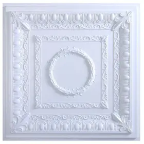 Udecor 095225872204 Royal 2 Ft. X Lay-in Or Glue-up Ceiling Tile In White 40 Sq. / Case