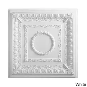 Udecor 095225876684 Royal Ceiling Tile Pack Of 10 - 24 X Each White Udecor 095225876684 Royal Ceiling Tile Pack Of 10 - 24 X Each White