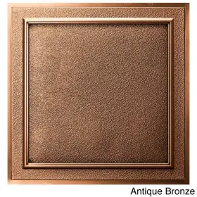 Udecor 095225876691 Terrace 24-inch Ceiling Tiles Pack Of 10 Antique Bronze 24 X