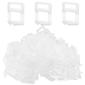 Uenhoy Uenhoy220413-018 500 Pcs Tile Leveling System Clips 1/32 Inch Spacers Cer