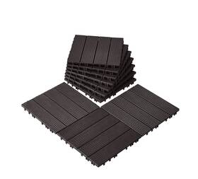 Uimoso 197988087830 Vevor Interlocking Deck Tiles 10 Pack 12 Inch X12 Waterproof 10sq.ft Patio
