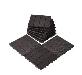 Uimoso 197988087830 Vevor Interlocking Deck Tiles 10 Pack 12 Inch X12 Waterproof 10sq.ft Patio