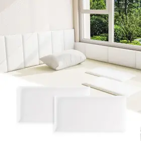 Ydqtw03 Umedol 3d Anti-collision Wall Padding For Kids White Peel And Stick Headboard Pack