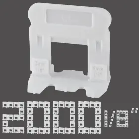 Stl001 Uni-drain 1/8 Inch Tile Leveling System Spacers 2000 Pcs Clips Tools Thick Fl