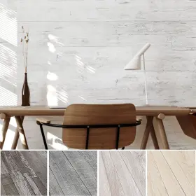 Urban Decor Magicwood 726312289796 Wall Panels Easy Peel And Stick Self Adhesive Vinyl Tiles For Ki