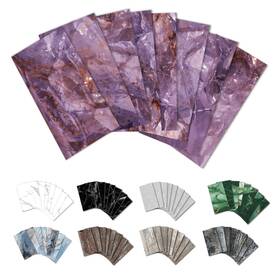 Urcolor Usf312 32-piece Peel And Stick 4 Inch X 8 32pcs Glossy Purple Marble