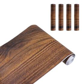 Utalind Dyx02274 5 Pcs Light Brown Vinyl Peel And Stick Flooring Pvc On Floor T
