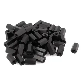 15062200 Uxcell Nylon Hex Pcb Spacer Standoff Pillar Female Screw 1 Count Pack Of