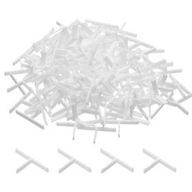 Uxcell 617662322472 100pack Tile Spacers 1mm Hard Plastic T Type Tiles Leveler Spacer For Ceramic