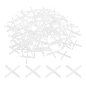 Uxcell 683867214904 800pcs Tile Spacers 1mm 1/32 Inch Cross Shape Wall Floor Spacer White