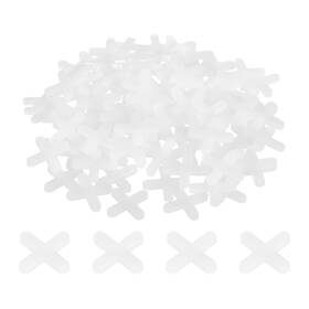 Uxcell 683867694270 400pcs Tile Spacers 4mm 5/32 Inch Cross Shape Wall Floor Spacer White