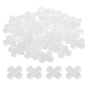 Uxcell 683867694454 200pcs Tile Spacers 10mm 3/8 Inch Cross Shape Wall Floor Spacer White