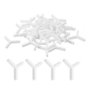 Uxcell 683867697349 800pcs Wall Floor Tile Plastic Y Type Spacers Tiling Tools 2mm 1/16 Inch White