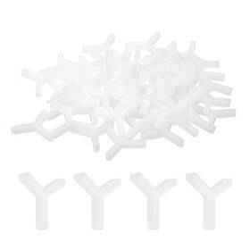 Uxcell 724117465018 200pcs Wall Floor Tile Plastic Y Type Spacers Tiling Tools 2.5mm 3/32 Inch White