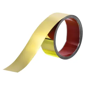 Uxcell 766549373684 Flexible Molding Trim Self Adhesive 16.4ft X 2.4 Inch Wall Ceiling Edge Gold
