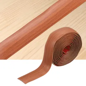 Uxcell 783243308620 Floor Transition Strips 9.84 Ft X 1.97 Inch Pvc Edging Trim Red Teak Wood Grain