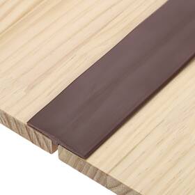 Uxcell 783243573875 T-molding Transition Strips 6.56 Ftx1.97 Inch Vinyl Flooring Edging Trim Coffee