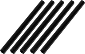 A16112600ux0203 Uxcell 5pcs M3 X 70mm Round Aluminum Column Alloy Standoff Black