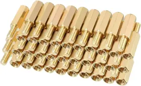 A18072700ux0305 Uxcell 60pcs M3 12 6mm Female Male Thread Brass Hex Standoff Spacer Screws A18072700ux0305 Uxcell 60pcs M3 12 6mm Female Male Thread Brass Hex Standoff Spacer Screws
