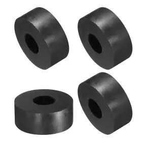 A24060300ux1895 Uxcell 4pcs Rubber Spacers 50mm Od 20mm 50mmx20mmx20mm Id Height Black