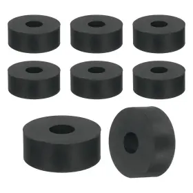 A24112900ux1662 Uxcell 12pcs Thick Rubber 1 Inch Od X 5/16 Id 3/8 T Black