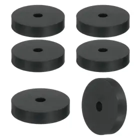 A24112900ux1737 Uxcell 6pcs Thick Rubber 1-3/4 Inch Od X 5/16 Id 3/8 T Black