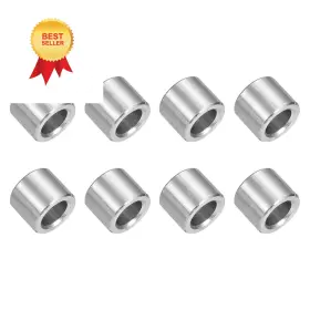 A24120300ux2804 Uxcell 8pcs 304 Stainless Steel Spacer 6mm Id X 10mm Od 6x10x6mm Silver