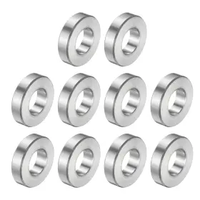 A25030500ux5359 Uxcell 10pcs Stainless Steel Spacer 3/8 Inch Bore X 3/4 3/16 Silver