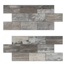 Mb489810-p10 V-mozza Peel And Stick Backsplash 20sheet Wall Tiles 13.5 Inch X 5.8 Pvc Sub