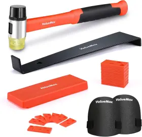 Valuemax 691045006845 Laminate Wood Flooring Installation Kit With Solid Tapping Block Wider