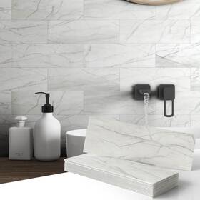 Vaovi Vd1610ht Peel And Stick Backsplash Kitchen 16tiles/5.06sqft/pack Web Gray