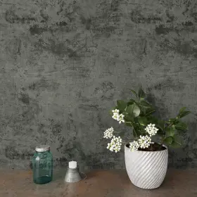 16j-cgy Varypaper Large Industrial Style Concrete Wallpaper 32ftftx118ftft Thick Peel And