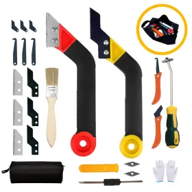 Gj001 Vercleuim 25 Pack Grout Removal Tool Kit 3 Tile Saws And Grouting Cleaning H