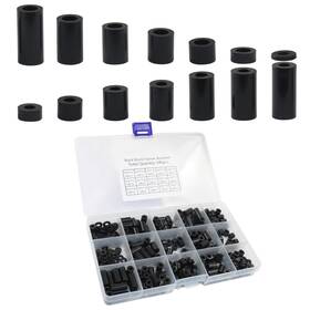 Verkelly He0373001 345 Pcs Nylon Round Electrical Outlet Screw Spacers Kit