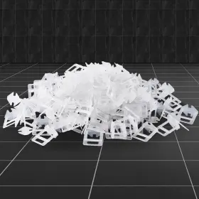 Vevor 197988843467 Tilelevelingsystemclips 2200-piecediytilelevelerspacers 1/16 Inch 1.5mm