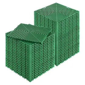Ckpsd10x10ycs8xcrv0 Vevor Interlocking Drainage Mat 10 Inch X Modular Cushion Durable